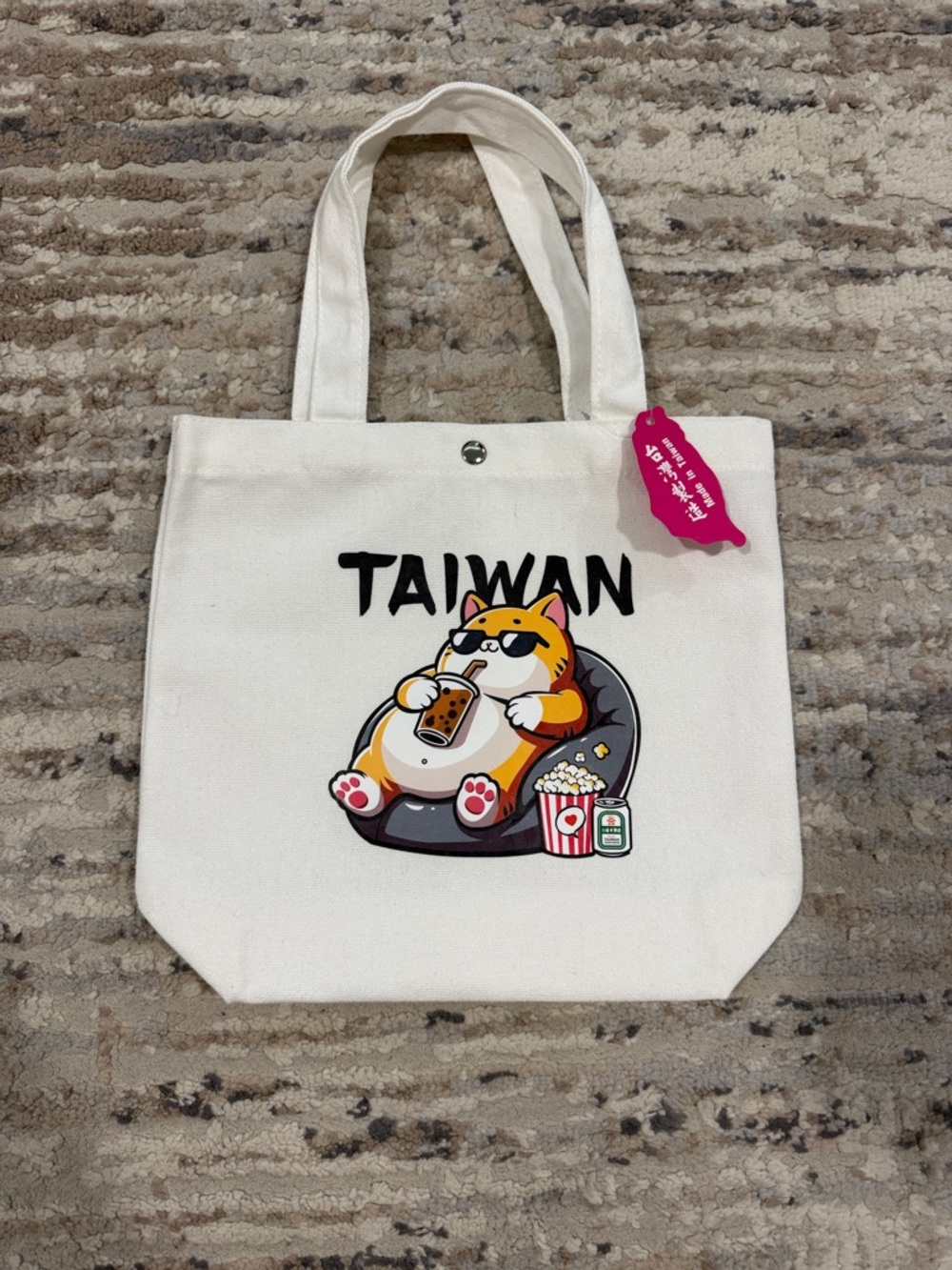 Taiwan Canvas mini Tote Bag - Picture 1 of 7